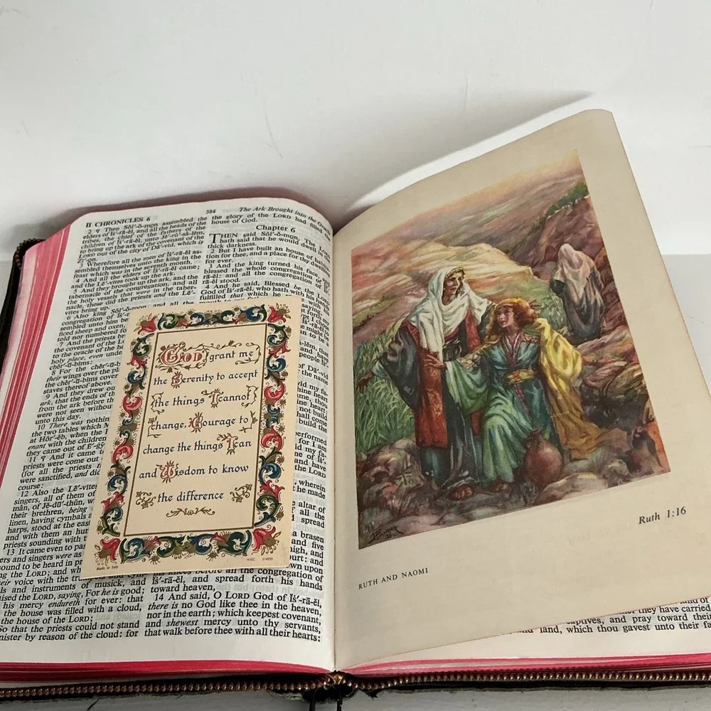 VTG Holy Bible KJV Concordance Red Letter Edition Zipper World Publishing Co.